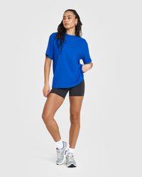 Classic Oversized Lightweight T-Shirt | Cobalt