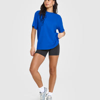 Classic Oversized Lightweight T-Shirt | Cobalt