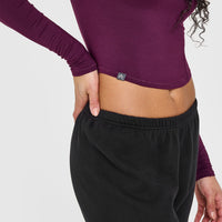 Mellow™ Soft Mid Long Sleeve Top | Ripe Fig