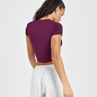 Mellowâ„¢ Soft Mid Short Sleeve T-Shirt | Ripe Fig