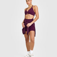 Unified Twist Sports Bra | Ripe Fig