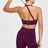 Unified Twist Sports Bra | Ripe Fig