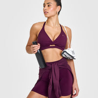 Unified Twist Sports Bra | Ripe Fig