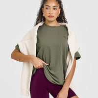 Classic Oversized Lightweight T-Shirt | Alpine Green
