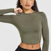 Mellowâ„¢ Soft Mid Long Sleeve Top | Alpine Green