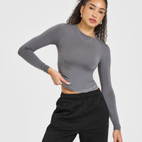 Mellowâ„¢ Soft Long Sleeve Top | Ash Grey