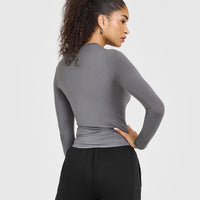 Mellowâ„¢ Soft Long Sleeve Top | Ash Grey