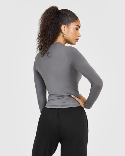 Mellowâ„¢ Soft Long Sleeve Top | Ash Grey