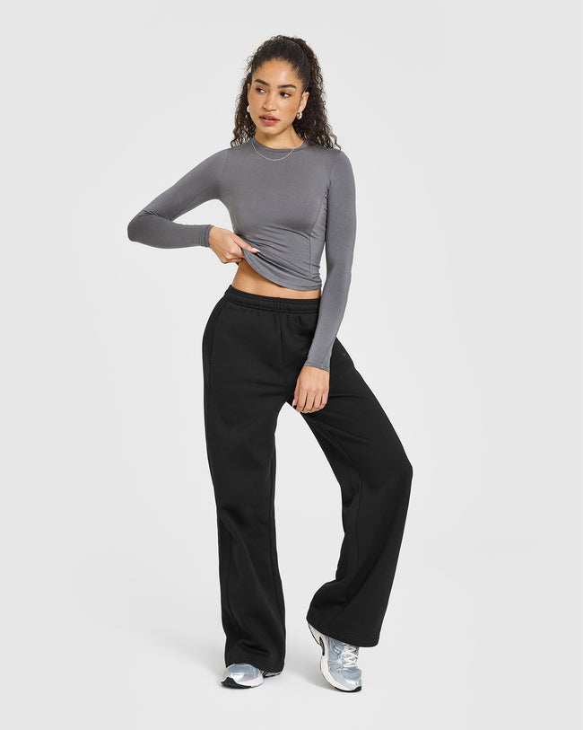Mellowâ„¢ Soft Long Sleeve Top | Ash Grey