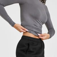 Mellowâ„¢ Soft Long Sleeve Top | Ash Grey