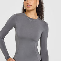 Mellowâ„¢ Soft Long Sleeve Top | Ash Grey