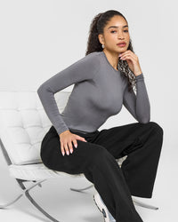 Mellowâ„¢ Soft Long Sleeve Top | Ash Grey