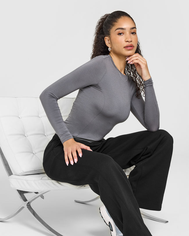 Mellowâ„¢ Soft Long Sleeve Top | Ash Grey