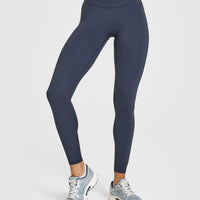 Unified High Waisted Leggings | True Blue