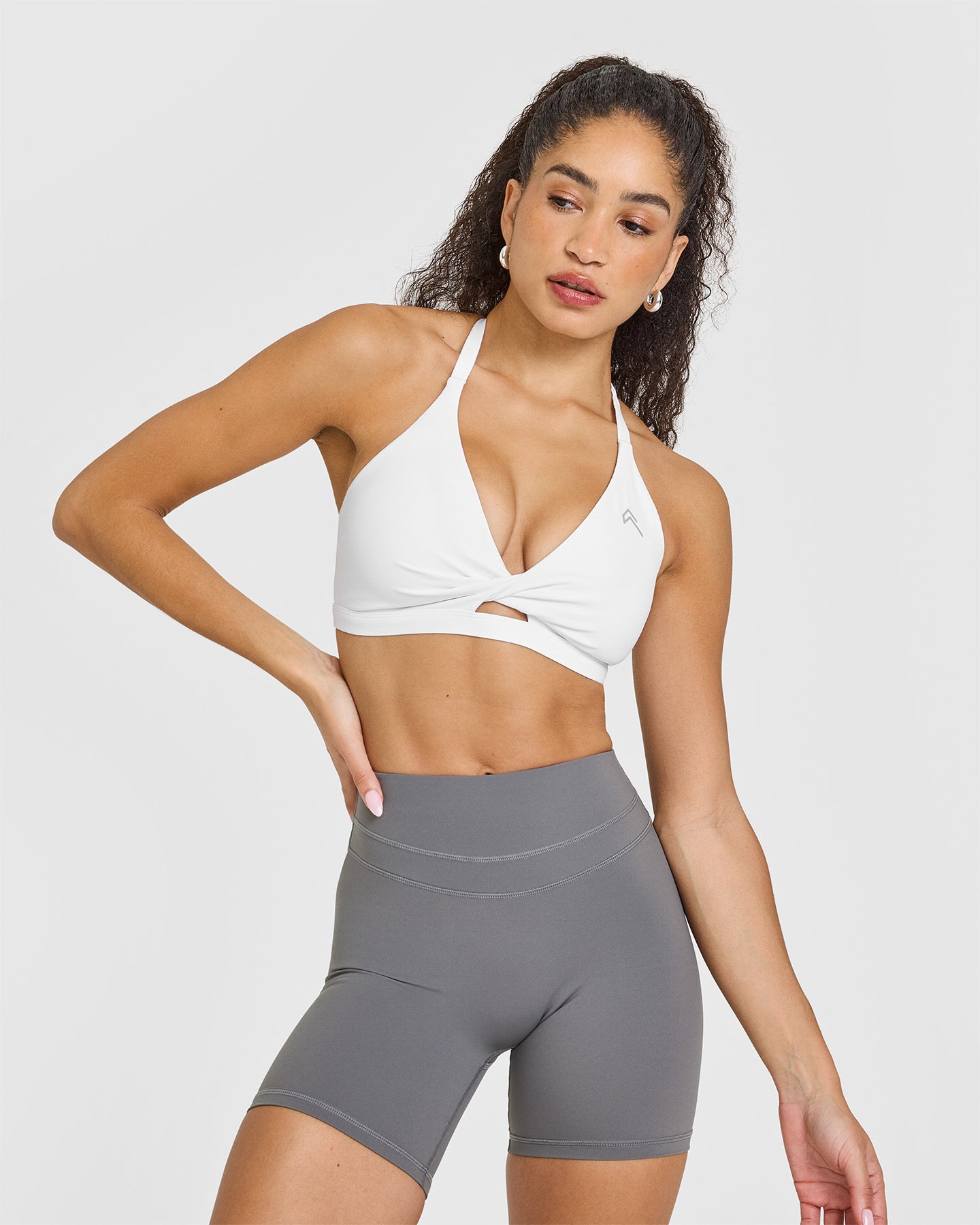 Unified Twist Sports Bra | White