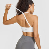 Unified Twist Sports Bra | White