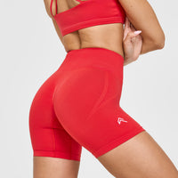 Effortless Seamless Shorts | Muscle Mommy Red