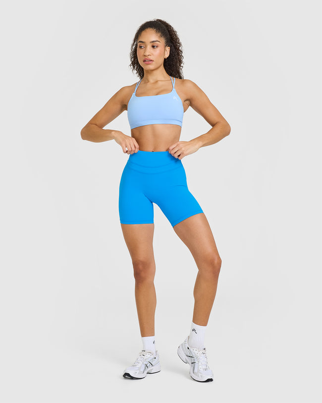 Everyday Cross Over Bralette | Powdered Blue