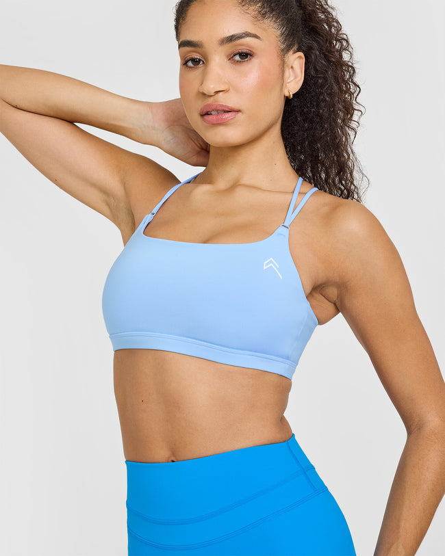 Everyday Cross Over Bralette | Powdered Blue