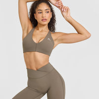 Unified Micro Bralette | Moss Brown