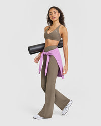 Unified Micro Bralette | Moss Brown