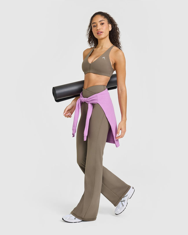 Unified Micro Bralette | Moss Brown