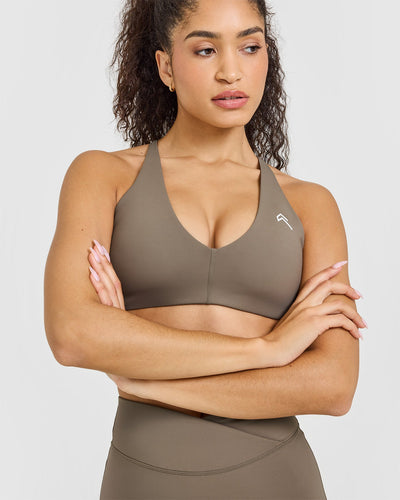 Unified Micro Bralette | Moss Brown