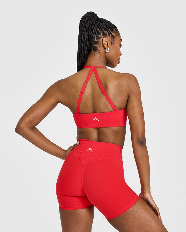 Unified Twist Sports Bra | Muscle Mommy Red