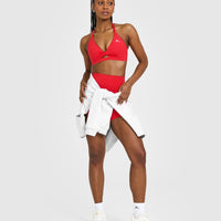 Unified Twist Sports Bra | Muscle Mommy Red
