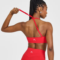 Unified Twist Sports Bra | Muscle Mommy Red