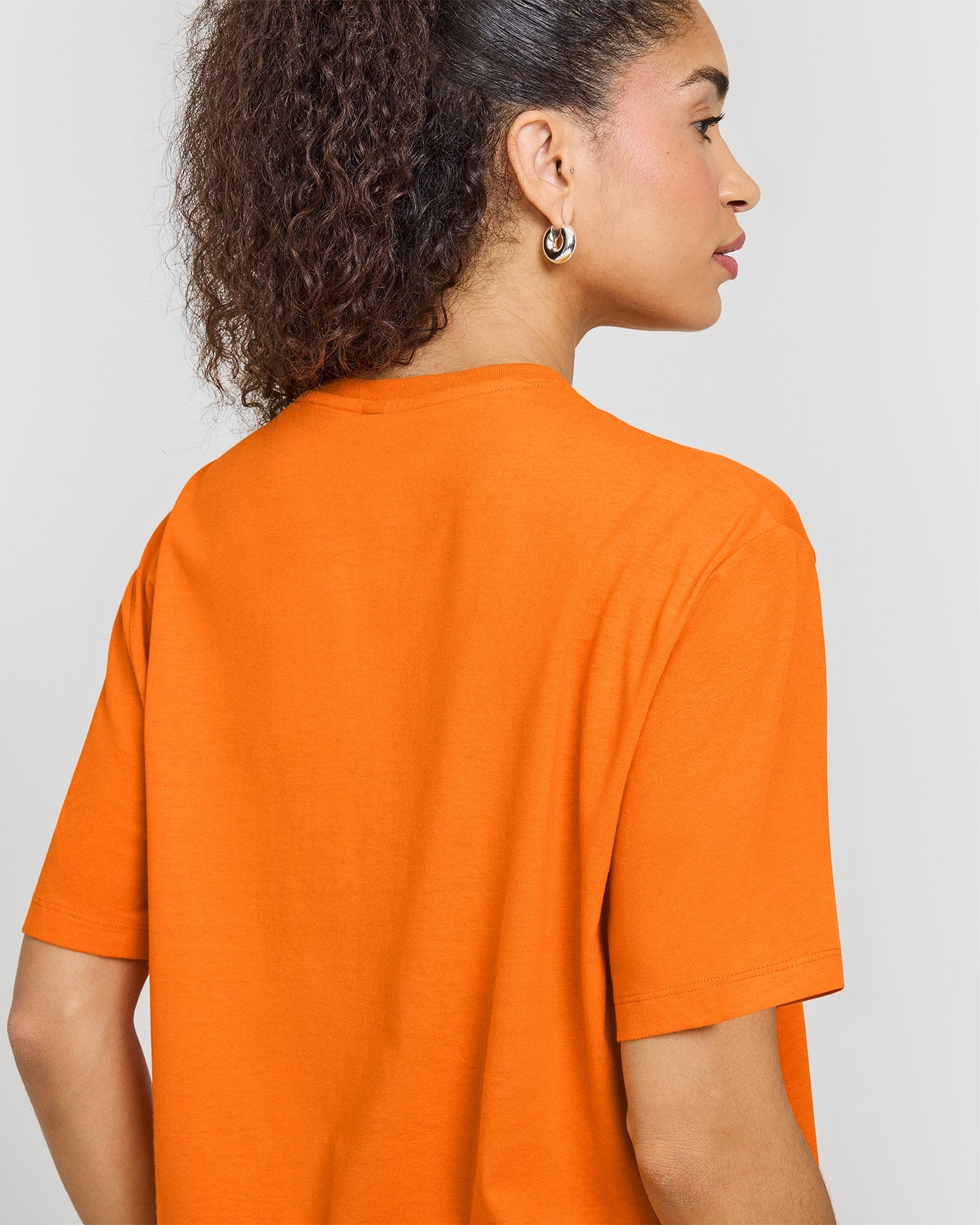 Classic Oversized Lightweight T-Shirt | Flame Orange
