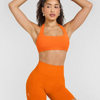 EasyLift™ Halter Bralette | Flame Orange