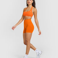 EasyLift™ Halter Bralette | Flame Orange