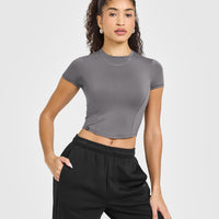 Mellowâ„¢ Soft Mid Short Sleeve T-Shirt | Ash Grey