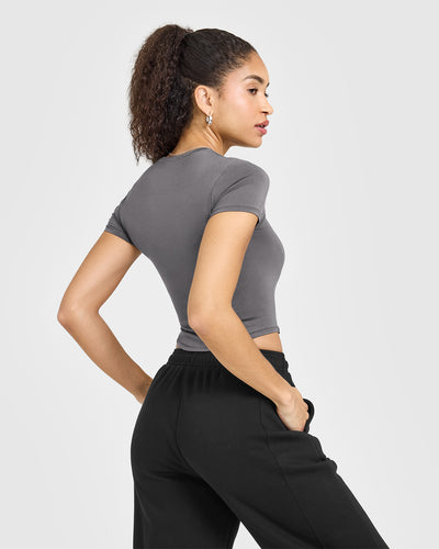 Mellowâ„¢ Soft Mid Short Sleeve T-Shirt | Ash Grey