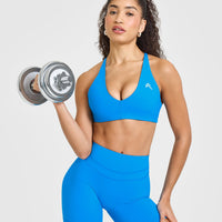 Unified High Waisted Shorts 6" | Tropical Blue