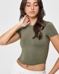 Mellowâ„¢ Soft Mid Short Sleeve T-Shirt | Alpine Green