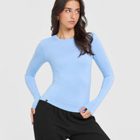 Mellowâ„¢ Soft Long Sleeve Top | Powdered Blue