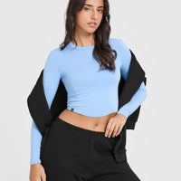 Mellowâ„¢ Soft Mid Long Sleeve Top | Powdered Blue