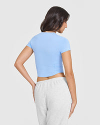 Mellow™ Soft Mid Short Sleeve T-Shirt | Powdered Blue