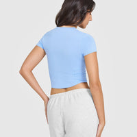 Mellow™ Soft Mid Short Sleeve T-Shirt | Powdered Blue