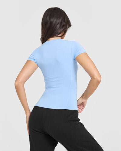 Mellow™ Soft Short Sleeve T-Shirt | Powdered Blue