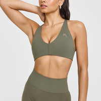 Unified Micro Bralette | Alpine Green