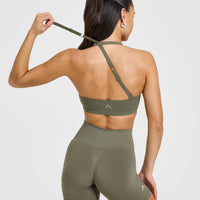 Unified Twist Sports Bra | Alpine Green