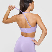 Unified Twist Sports Bra | Wisteria Purple