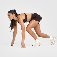 Unified Double Layer Shorts 5" | Plum Brown