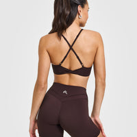 Unified Micro Bralette | Plum Brown