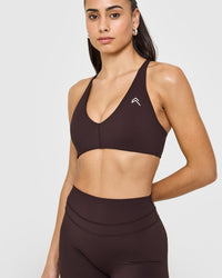 Unified Micro Bralette | Plum Brown