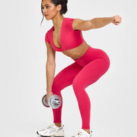 Unified Wrap Leggings | Berry Bloom