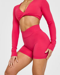 Unified Wrap Shorts 6" | Berry Bloom